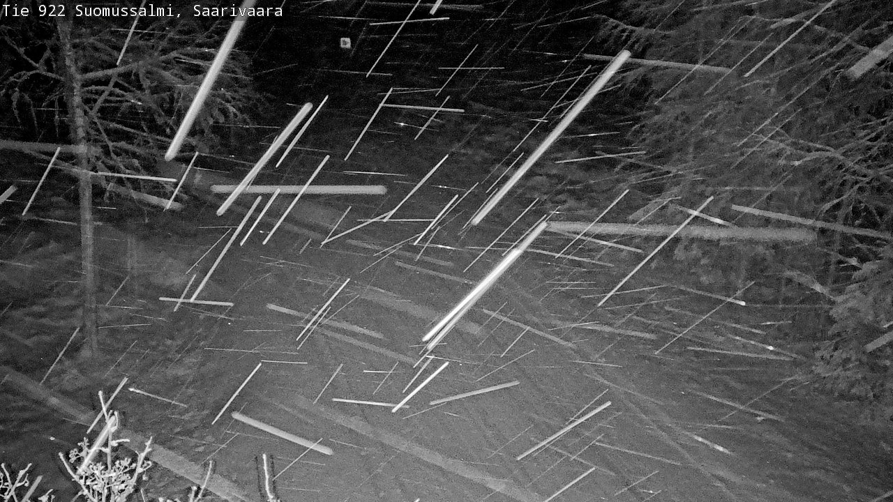 Weather Camera Image Road 950 843 Suomussalmi, Saarivaara, Suomussalmi, Kainuu