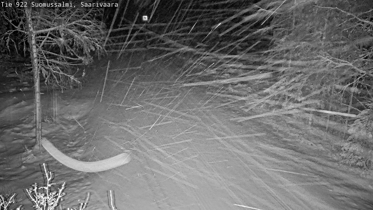 Weather Camera Image Road 950 843 Suomussalmi, Saarivaara, Suomussalmi, Kainuu