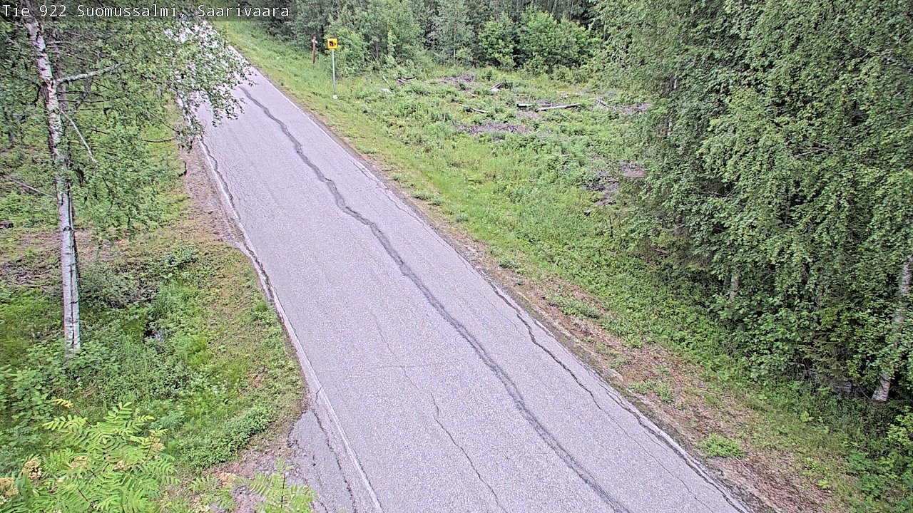 Kelikamerat Kuva Tie 843 Suomussalmi, Saarivaara, Suomussalmi, Kainuu