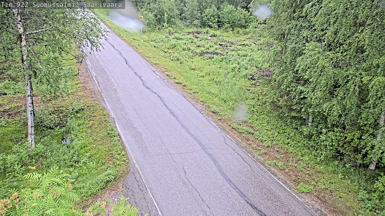 Weather Camera Image Road 950 843 Suomussalmi, Saarivaara, Suomussalmi, Kainuu