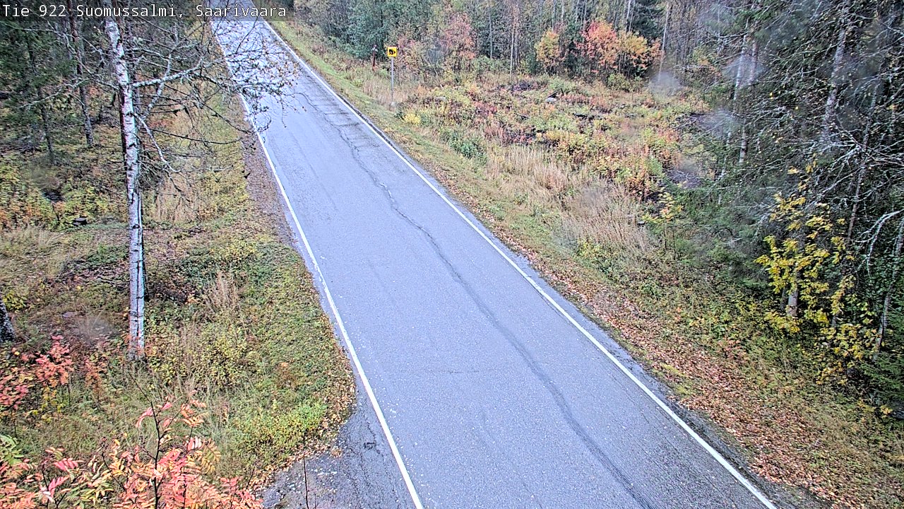 Weather Camera Image Väg 843 Suomussalmi, Saarivaara, Suomussalmi, Kainuu