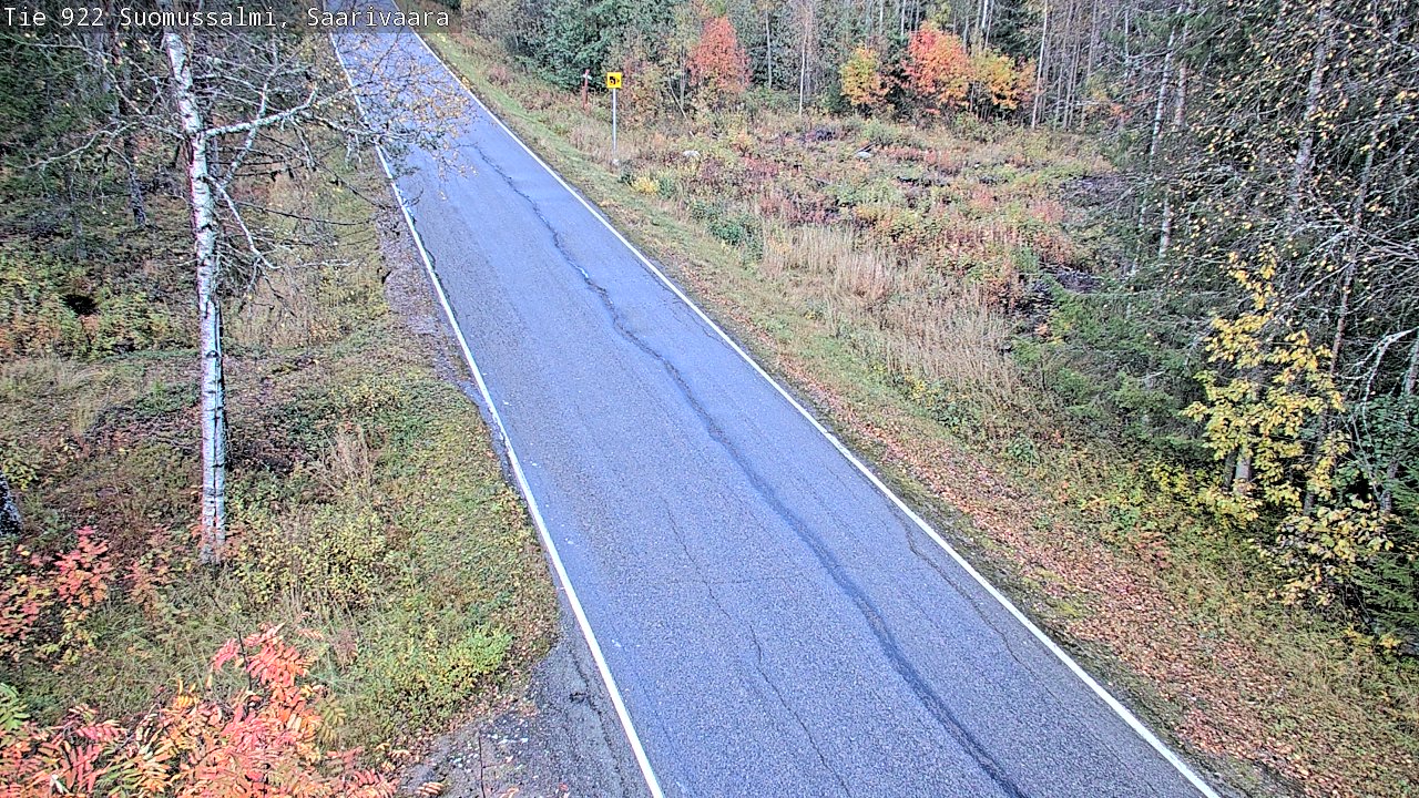 Kelikamerat Kuva Tie 843 Suomussalmi, Saarivaara, Suomussalmi, Kainuu