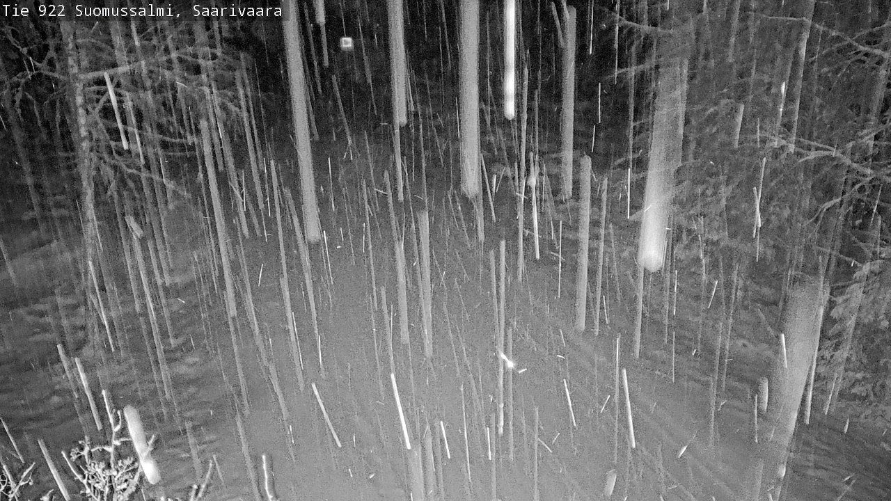 Weather Camera Image Road 950 843 Suomussalmi, Saarivaara, Suomussalmi, Kainuu