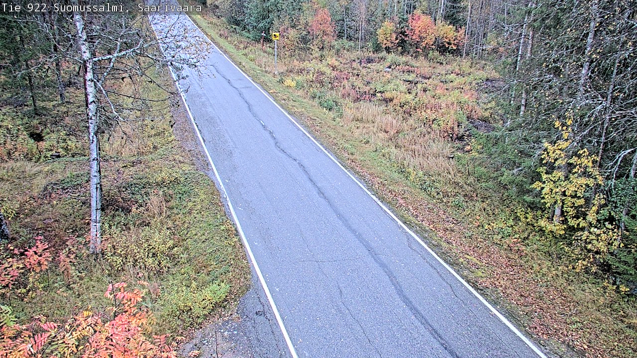 Weather Camera Image Road 950 843 Suomussalmi, Saarivaara, Suomussalmi, Kainuu