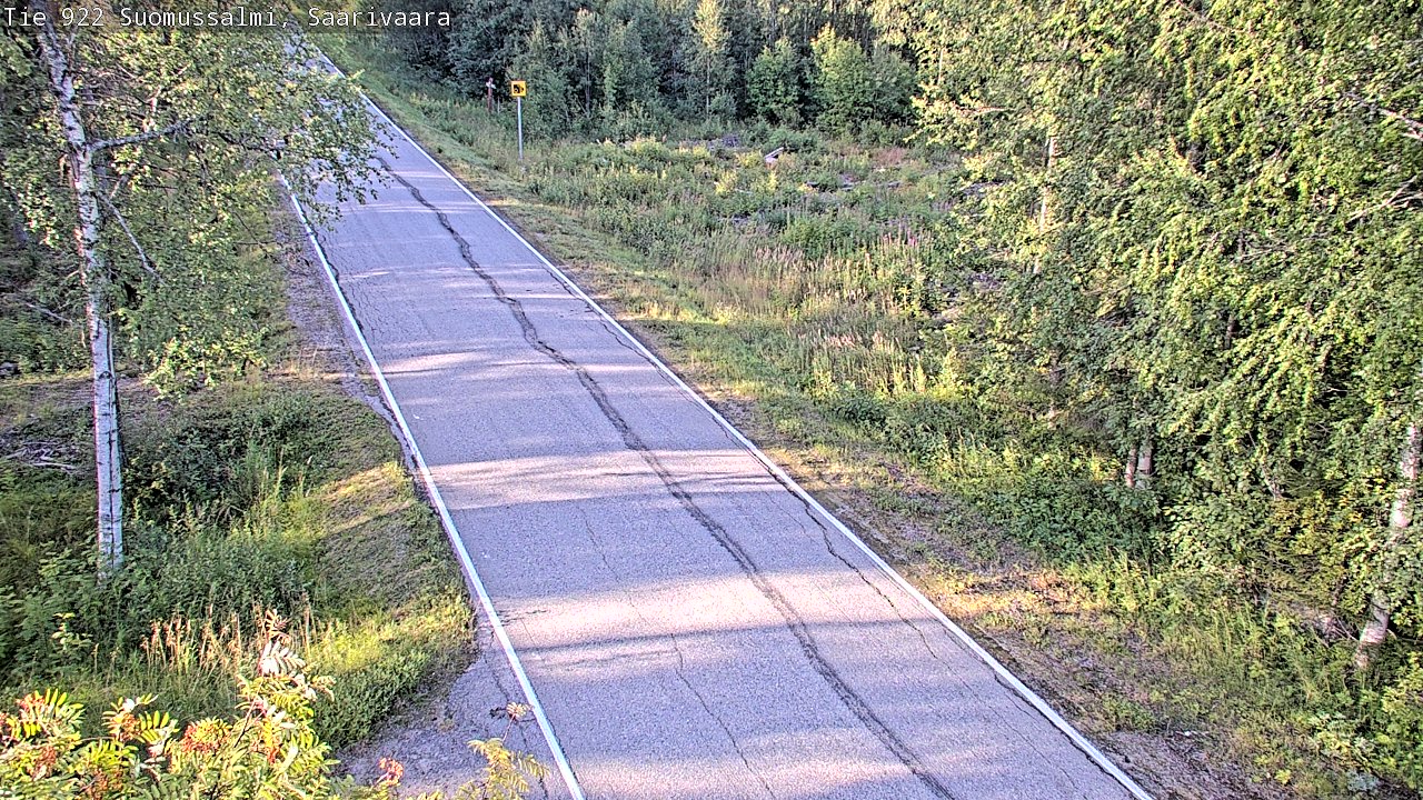 Kelikamerat Kuva Tie 843 Suomussalmi, Saarivaara, Suomussalmi, Kainuu