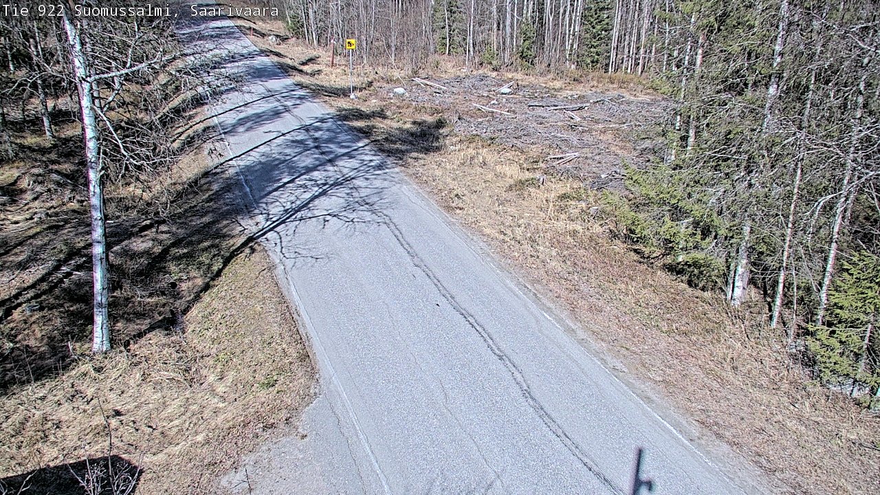 Weather Camera Image Road 950 843 Suomussalmi, Saarivaara, Suomussalmi, Kainuu