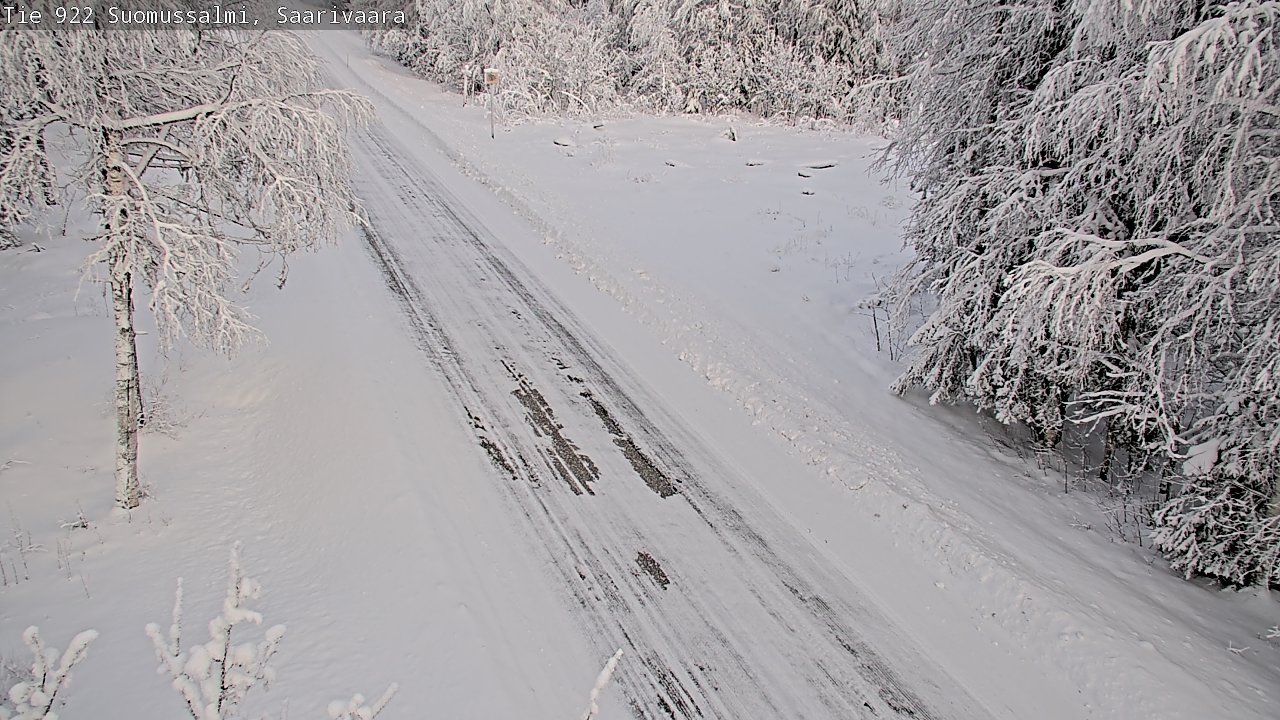 Weather Camera Image Road 950 843 Suomussalmi, Saarivaara, Suomussalmi, Kainuu