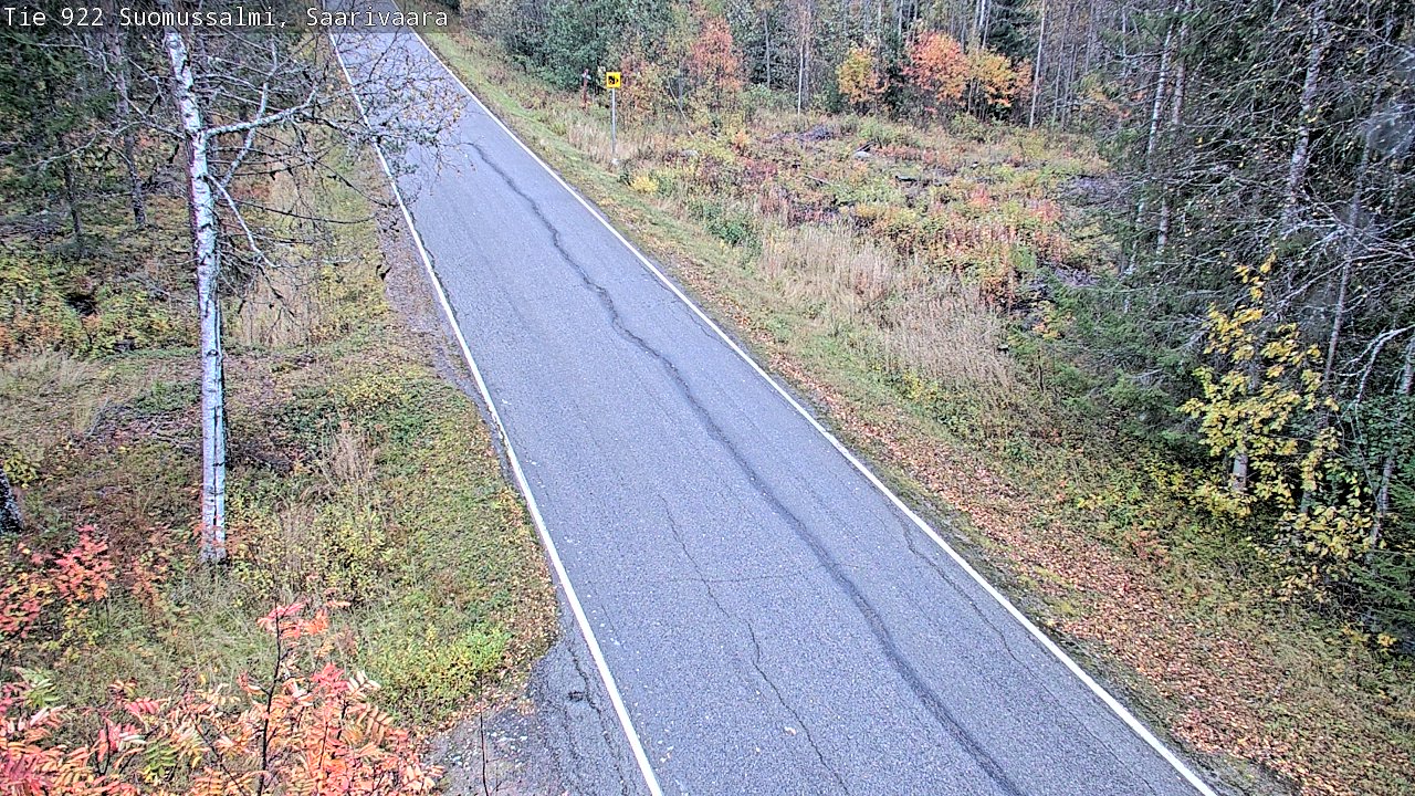 Weather Camera Image Road 950 843 Suomussalmi, Saarivaara, Suomussalmi, Kainuu
