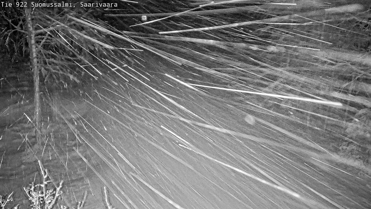 Weather Camera Image Road 950 843 Suomussalmi, Saarivaara, Suomussalmi, Kainuu