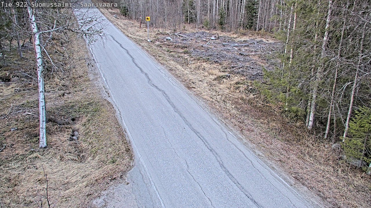 Weather Camera Image Road 950 843 Suomussalmi, Saarivaara, Suomussalmi, Kainuu
