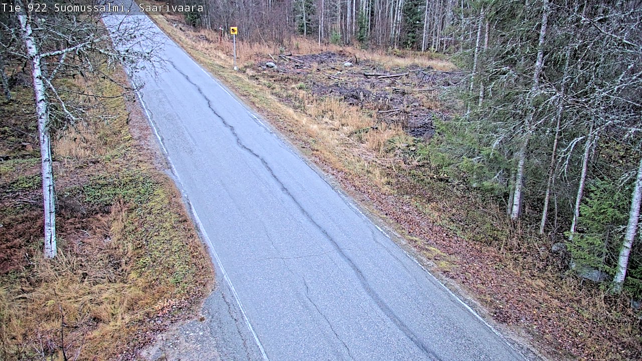 Kelikamerat Kuva Tie 843 Suomussalmi, Saarivaara, Suomussalmi, Kainuu