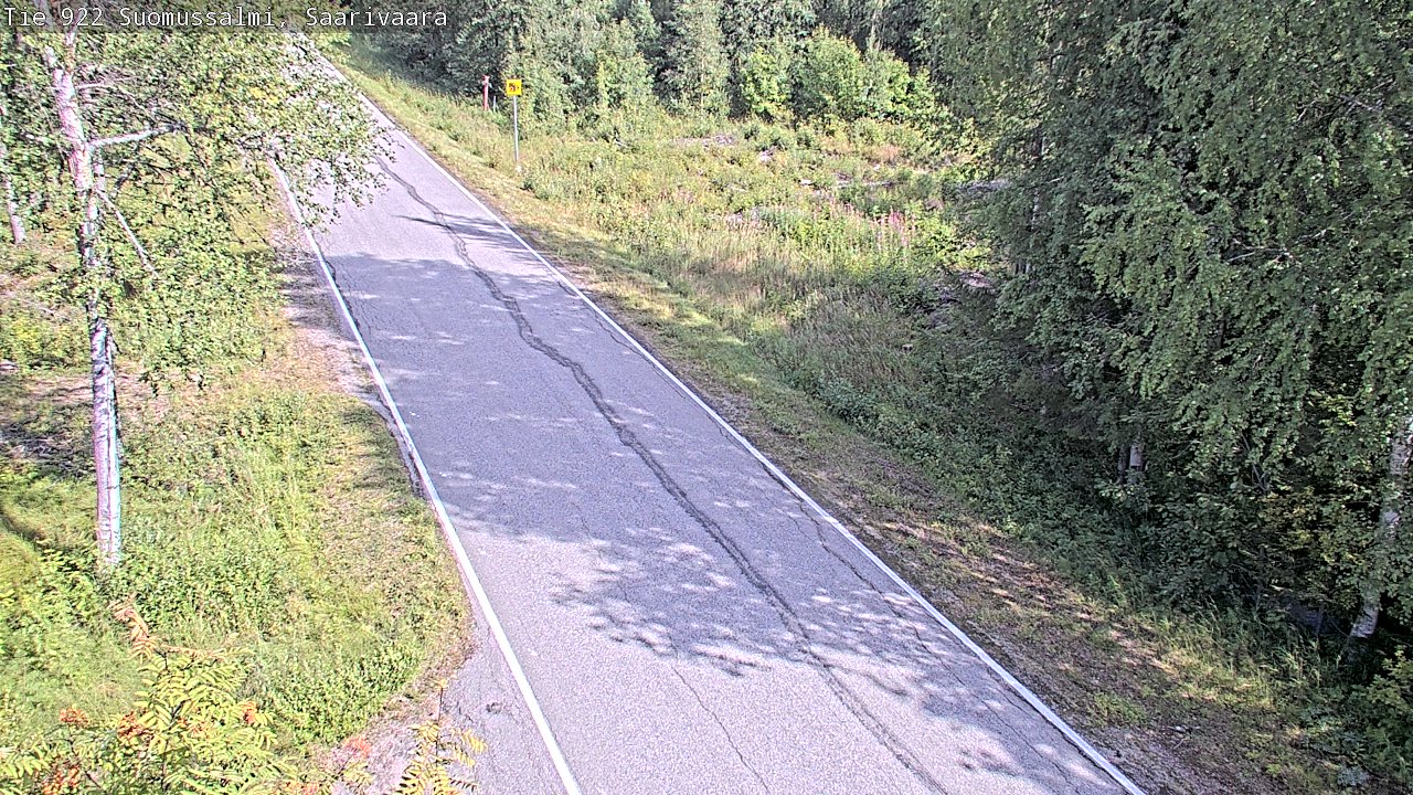 Kelikamerat Kuva Tie 843 Suomussalmi, Saarivaara, Suomussalmi, Kainuu