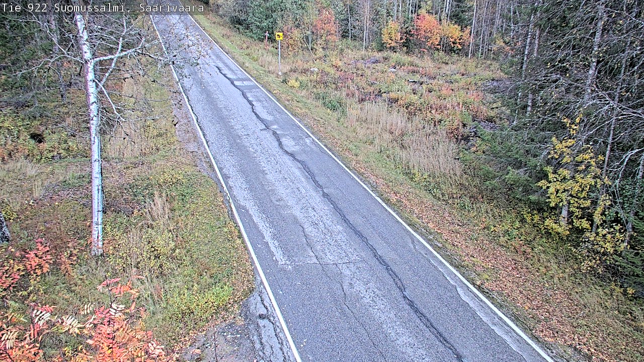 Weather Camera Image Road 950 843 Suomussalmi, Saarivaara, Suomussalmi, Kainuu