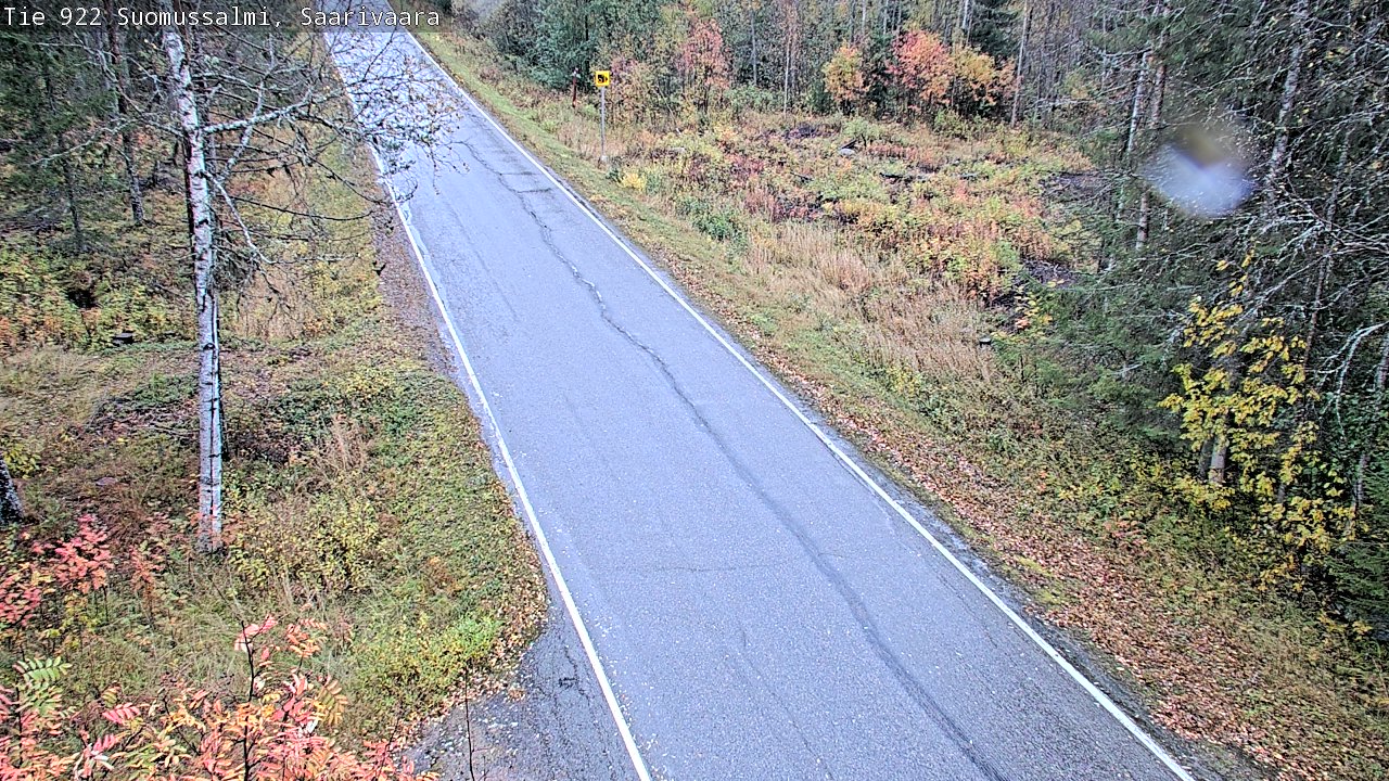 Weather Camera Image Väg 843 Suomussalmi, Saarivaara, Suomussalmi, Kainuu