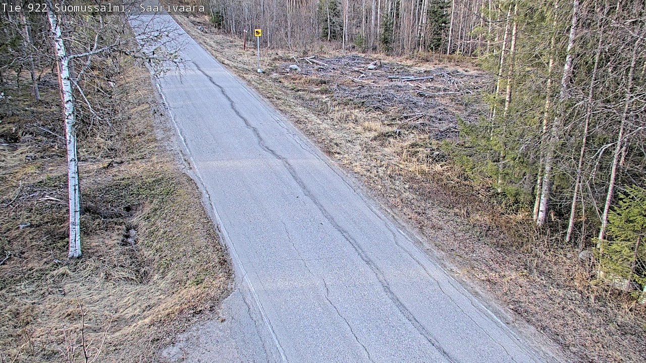 Weather Camera Image Road 950 843 Suomussalmi, Saarivaara, Suomussalmi, Kainuu