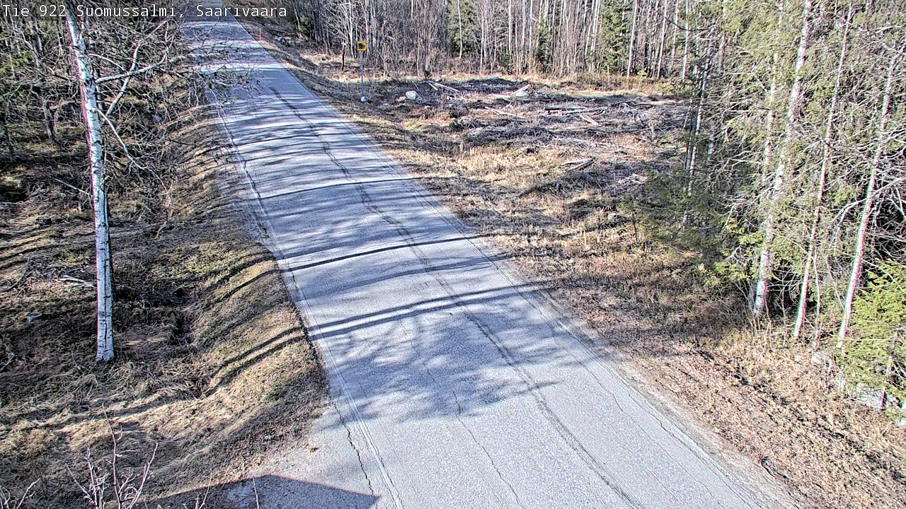 Weather Camera Image Road 950 843 Suomussalmi, Saarivaara, Suomussalmi, Kainuu