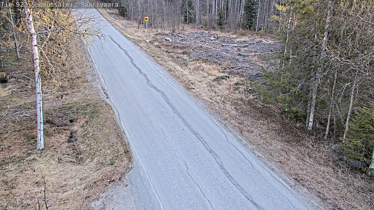 Kelikamerat Kuva Tie 843 Suomussalmi, Saarivaara, Suomussalmi, Kainuu