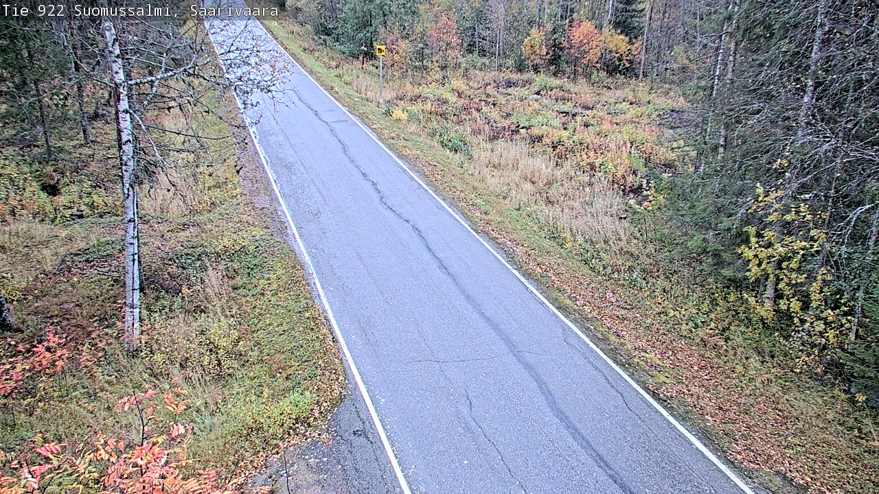 Weather Camera Image Väg 843 Suomussalmi, Saarivaara, Suomussalmi, Kainuu