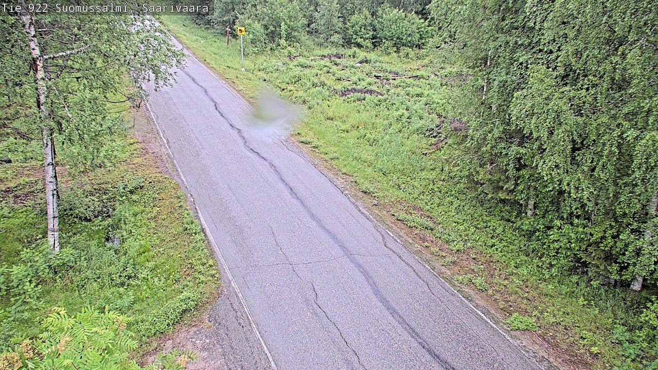 Weather Camera Image Road 950 843 Suomussalmi, Saarivaara, Suomussalmi, Kainuu