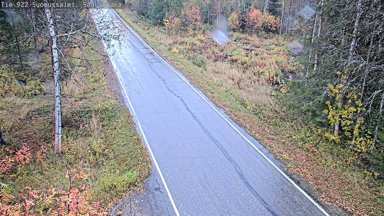 Weather Camera Image Väg 843 Suomussalmi, Saarivaara, Suomussalmi, Kainuu