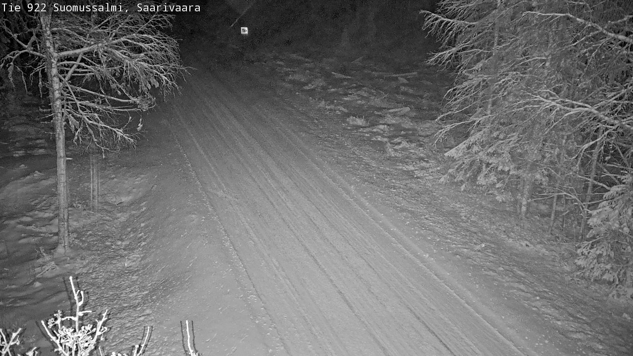 Weather Camera Image Road 950 843 Suomussalmi, Saarivaara, Suomussalmi, Kainuu