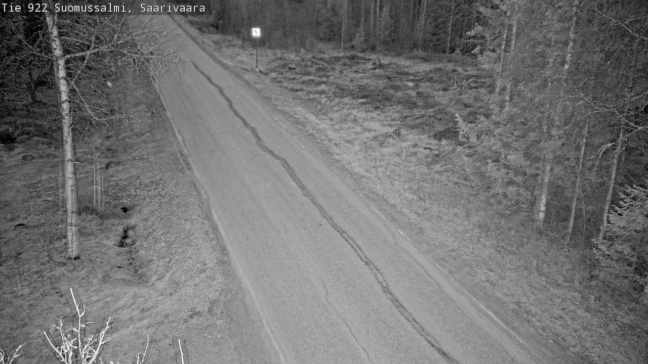 Weather Camera Image Road 950 843 Suomussalmi, Saarivaara, Suomussalmi, Kainuu