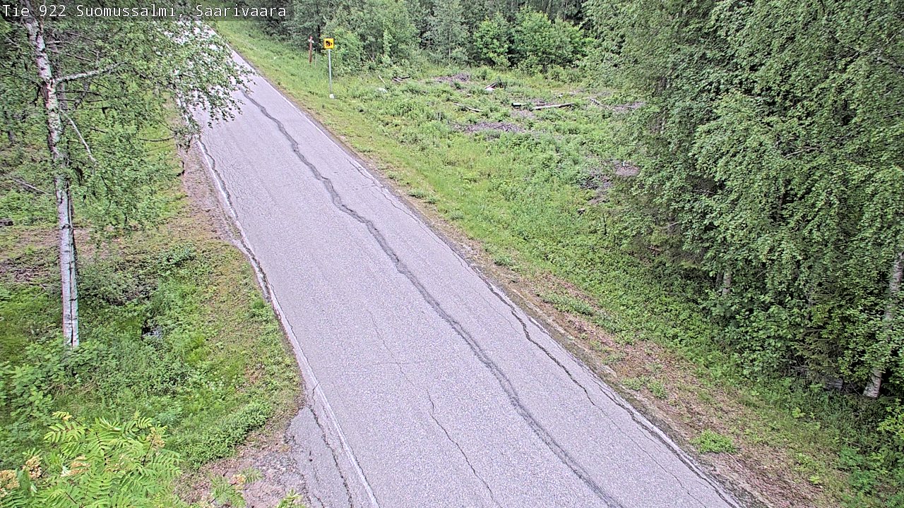 Kelikamerat Kuva Tie 843 Suomussalmi, Saarivaara, Suomussalmi, Kainuu