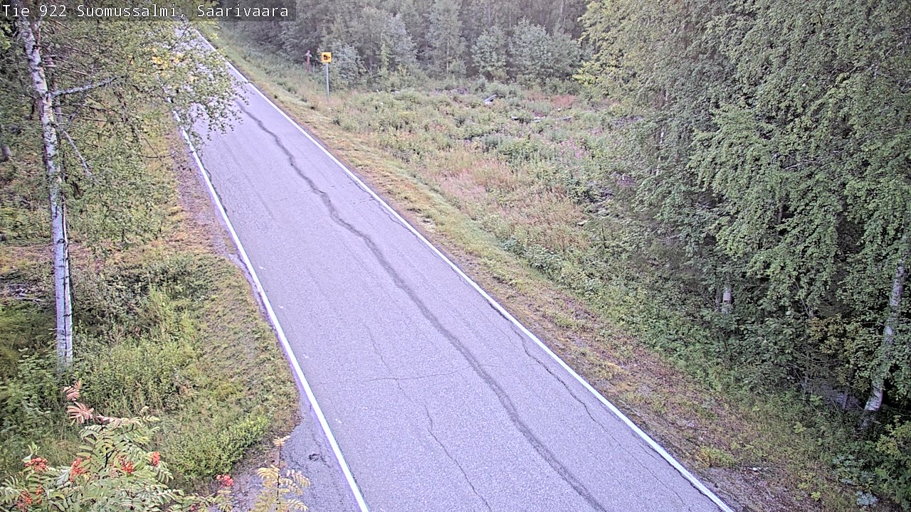 Kelikamerat Kuva Tie 843 Suomussalmi, Saarivaara, Suomussalmi, Kainuu