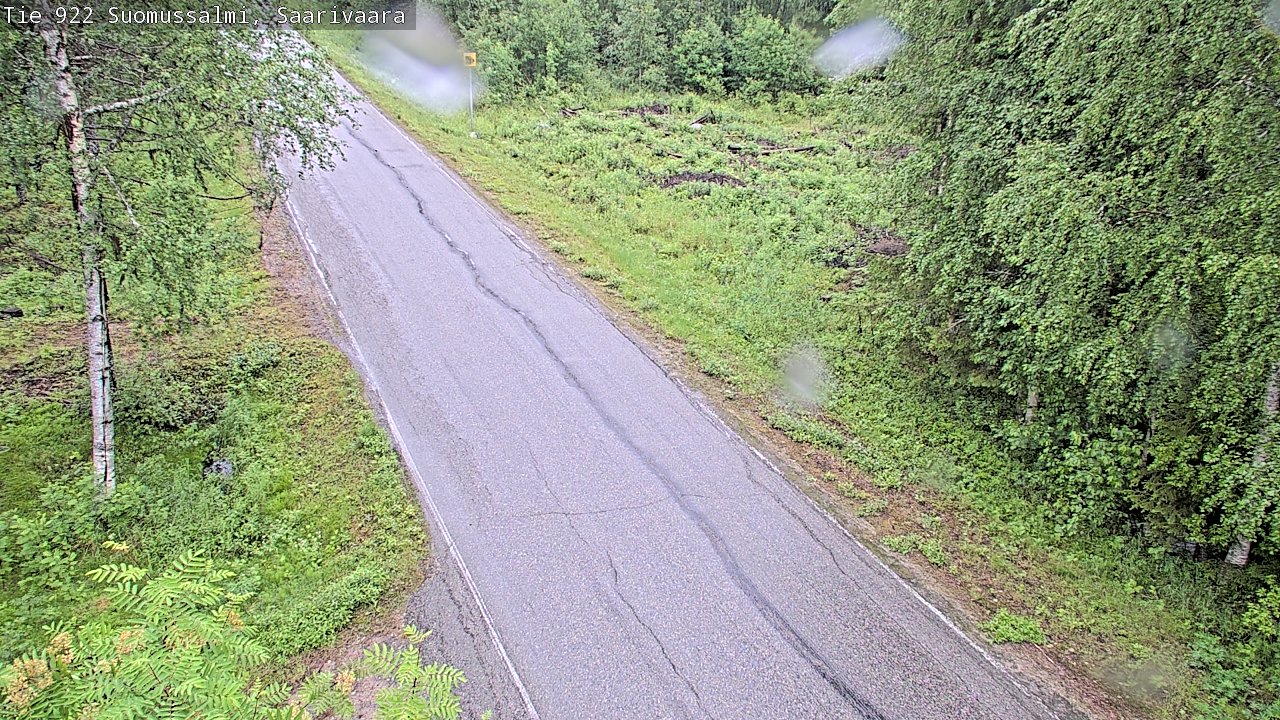 Weather Camera Image Road 950 843 Suomussalmi, Saarivaara, Suomussalmi, Kainuu