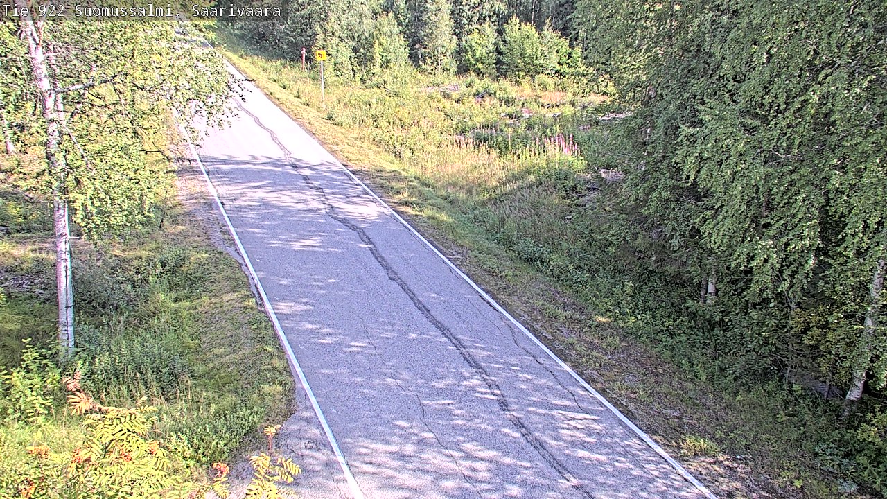 Weather Camera Image Road 950 843 Suomussalmi, Saarivaara, Suomussalmi, Kainuu