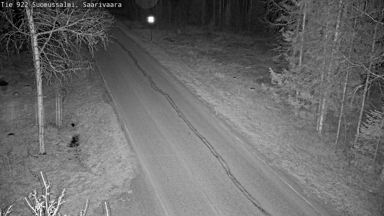 Weather Camera Image Road 950 843 Suomussalmi, Saarivaara, Suomussalmi, Kainuu