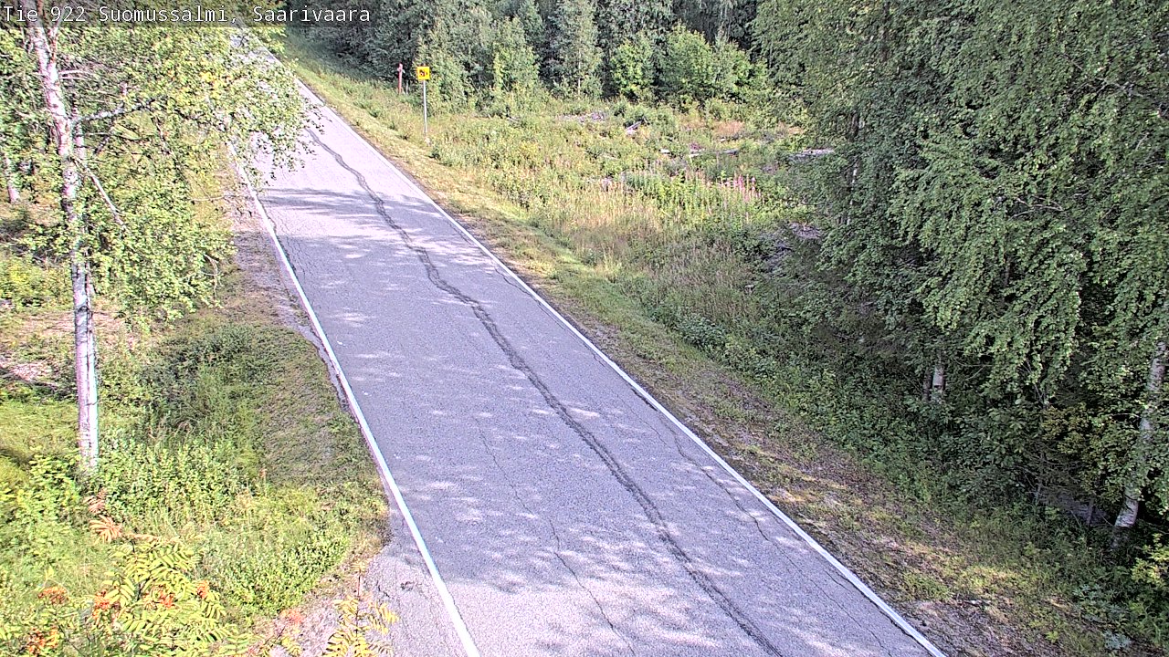 Weather Camera Image Road 950 843 Suomussalmi, Saarivaara, Suomussalmi, Kainuu
