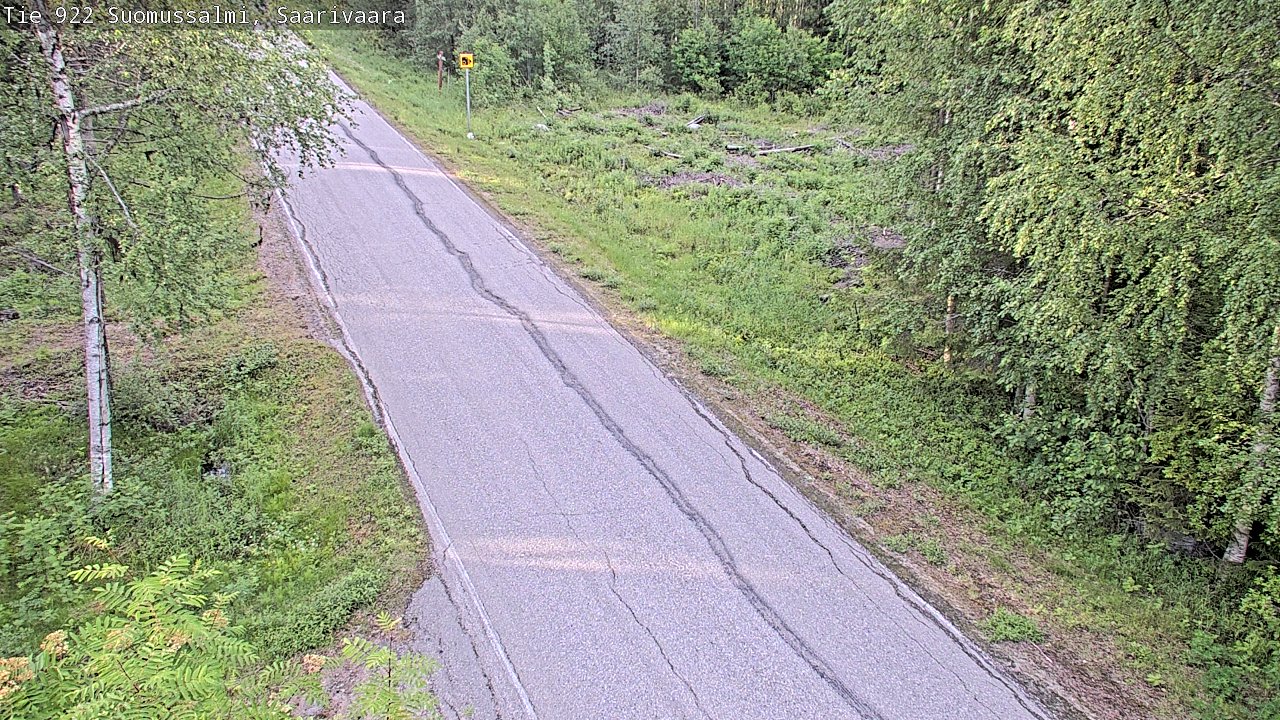 Kelikamerat Kuva Tie 843 Suomussalmi, Saarivaara, Suomussalmi, Kainuu