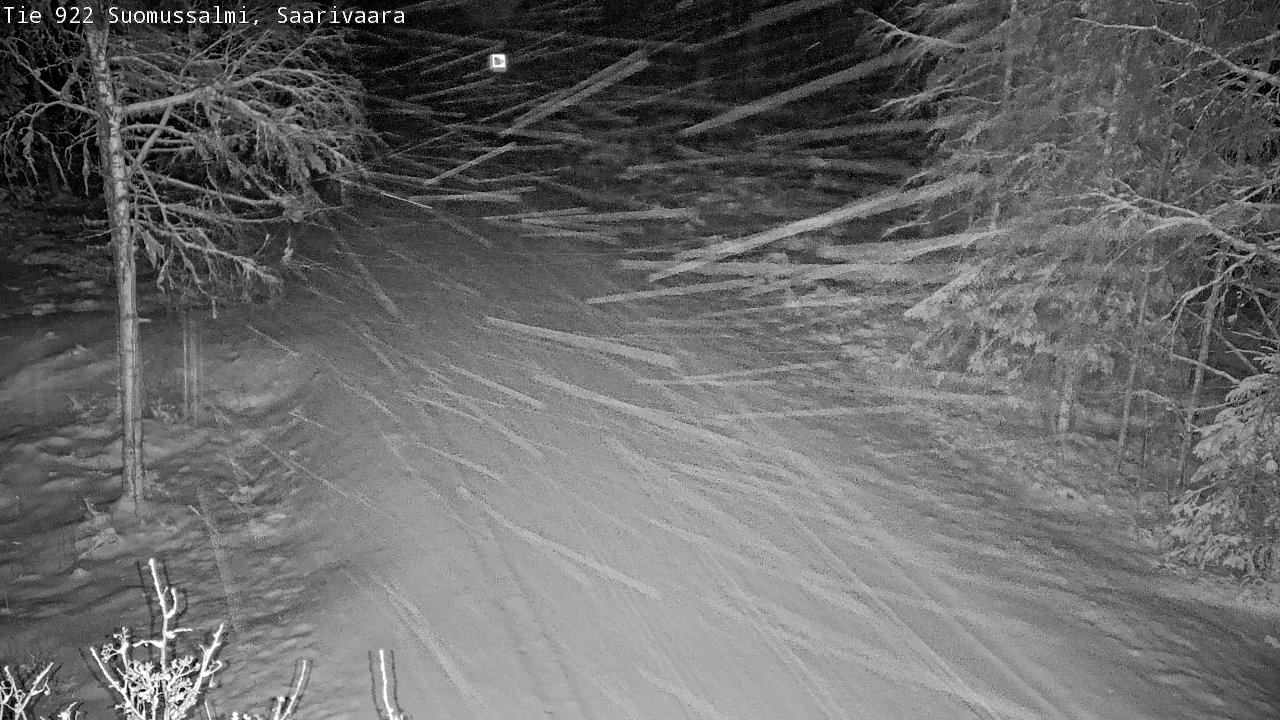 Weather Camera Image Road 950 843 Suomussalmi, Saarivaara, Suomussalmi, Kainuu