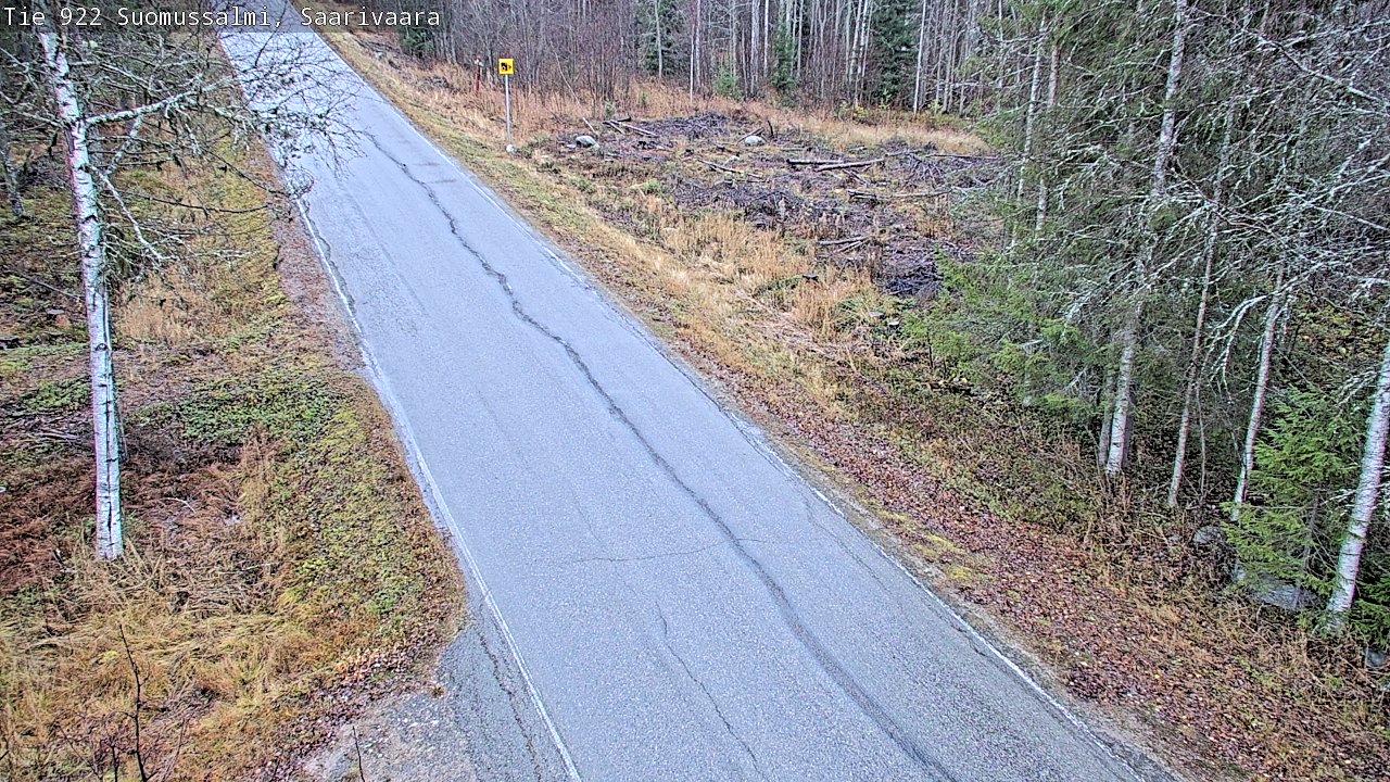 Kelikamerat Kuva Tie 843 Suomussalmi, Saarivaara, Suomussalmi, Kainuu