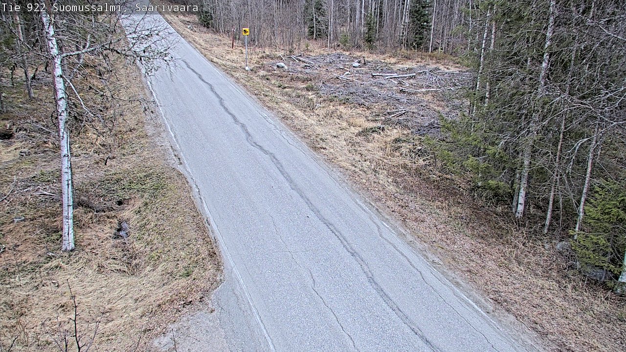 Kelikamerat Kuva Tie 843 Suomussalmi, Saarivaara, Suomussalmi, Kainuu