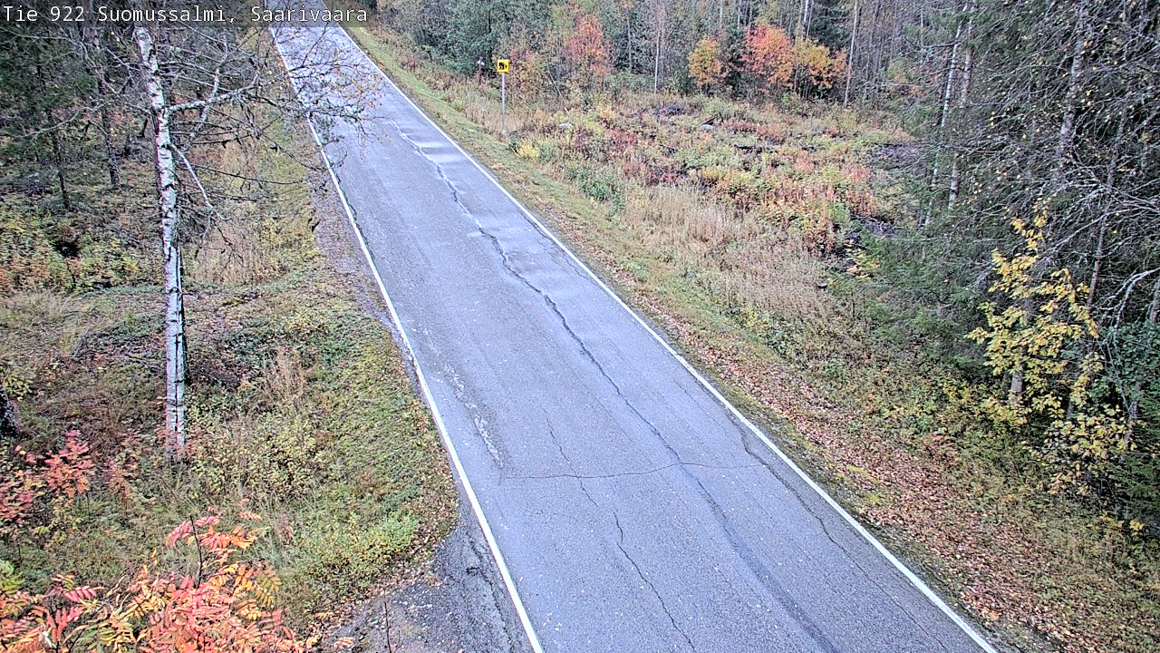 Weather Camera Image Road 950 843 Suomussalmi, Saarivaara, Suomussalmi, Kainuu