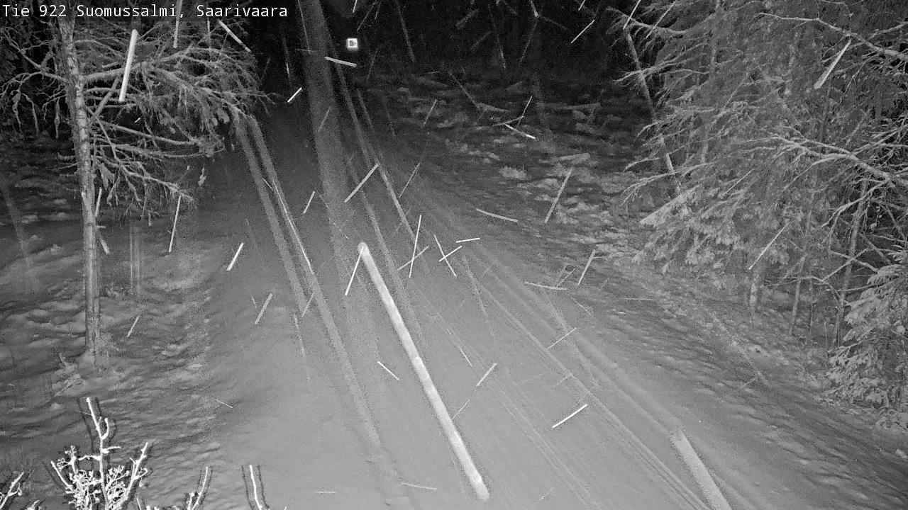 Weather Camera Image Road 950 843 Suomussalmi, Saarivaara, Suomussalmi, Kainuu