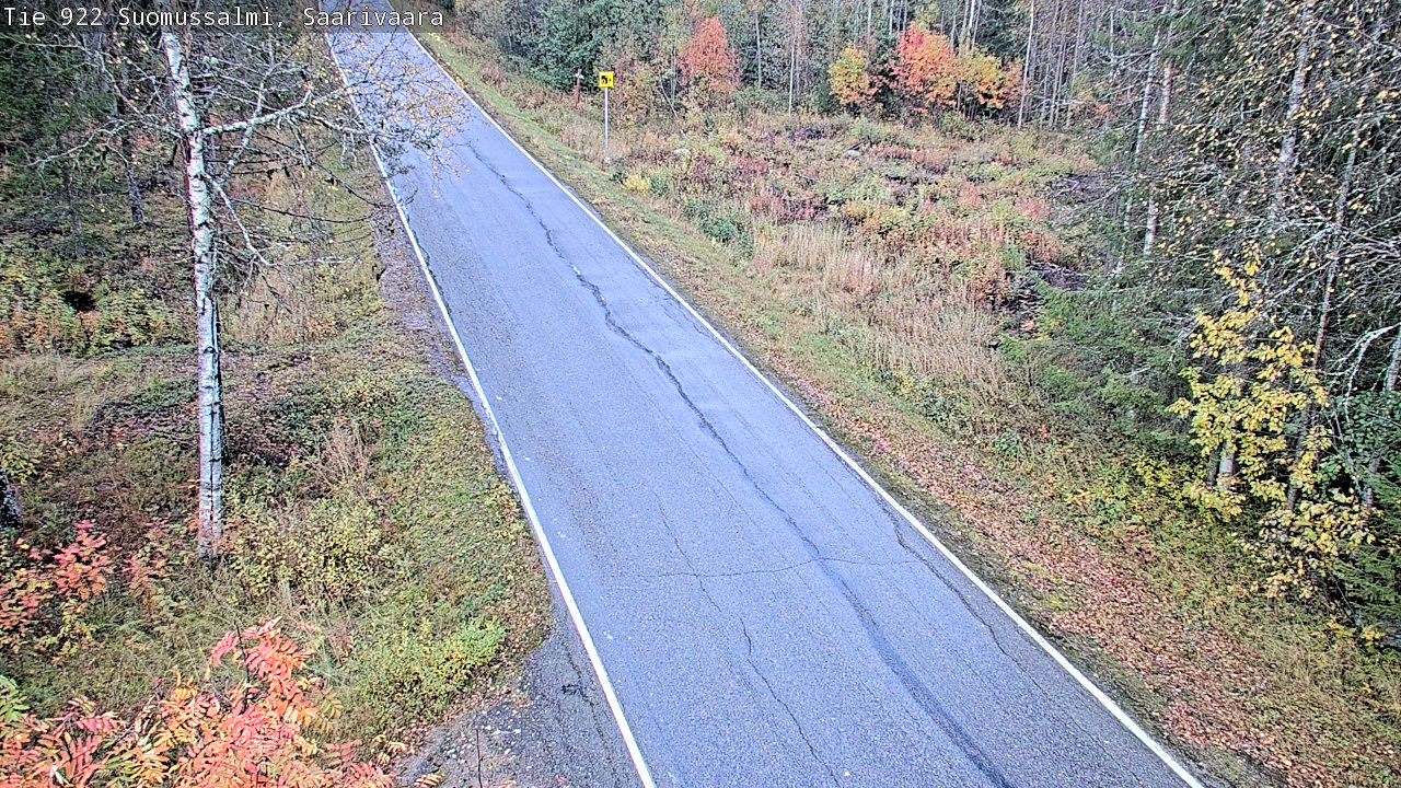 Kelikamerat Kuva Tie 843 Suomussalmi, Saarivaara, Suomussalmi, Kainuu