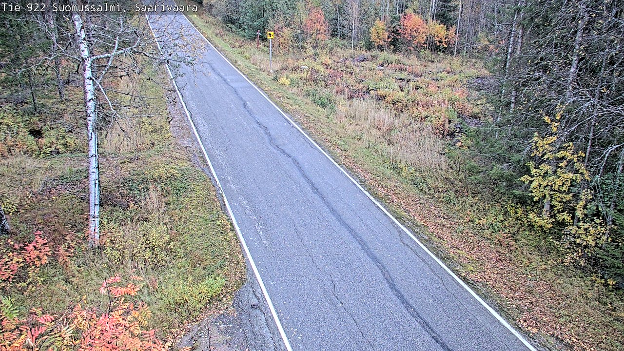 Weather Camera Image Road 950 843 Suomussalmi, Saarivaara, Suomussalmi, Kainuu