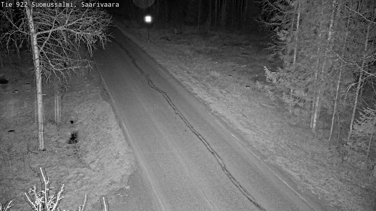 Weather Camera Image Road 950 843 Suomussalmi, Saarivaara, Suomussalmi, Kainuu
