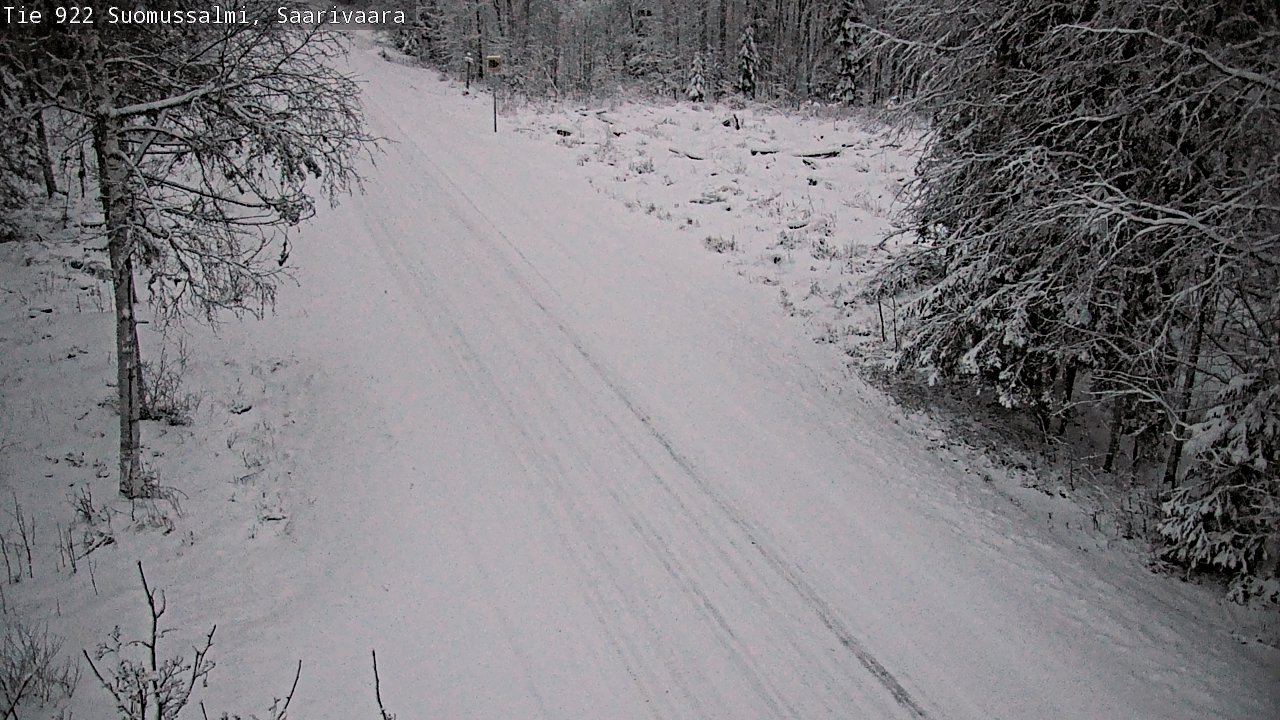 Weather Camera Image Road 950 843 Suomussalmi, Saarivaara, Suomussalmi, Kainuu