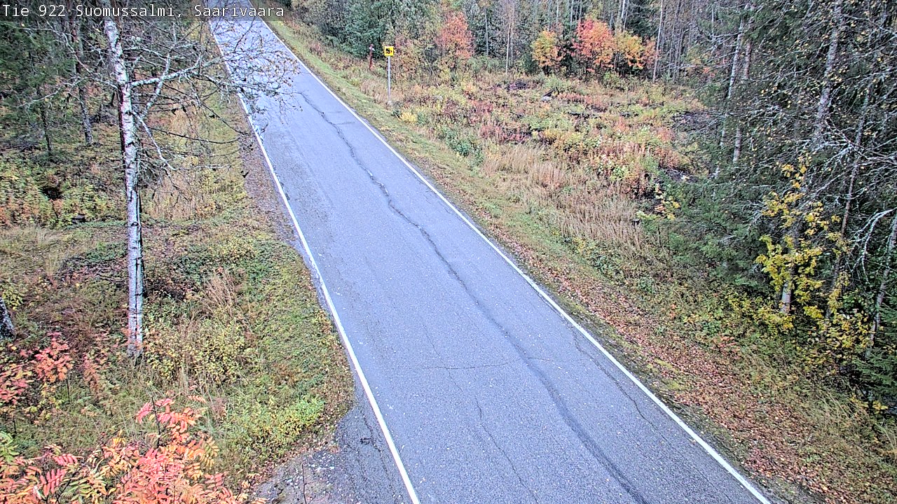Weather Camera Image Road 950 843 Suomussalmi, Saarivaara, Suomussalmi, Kainuu