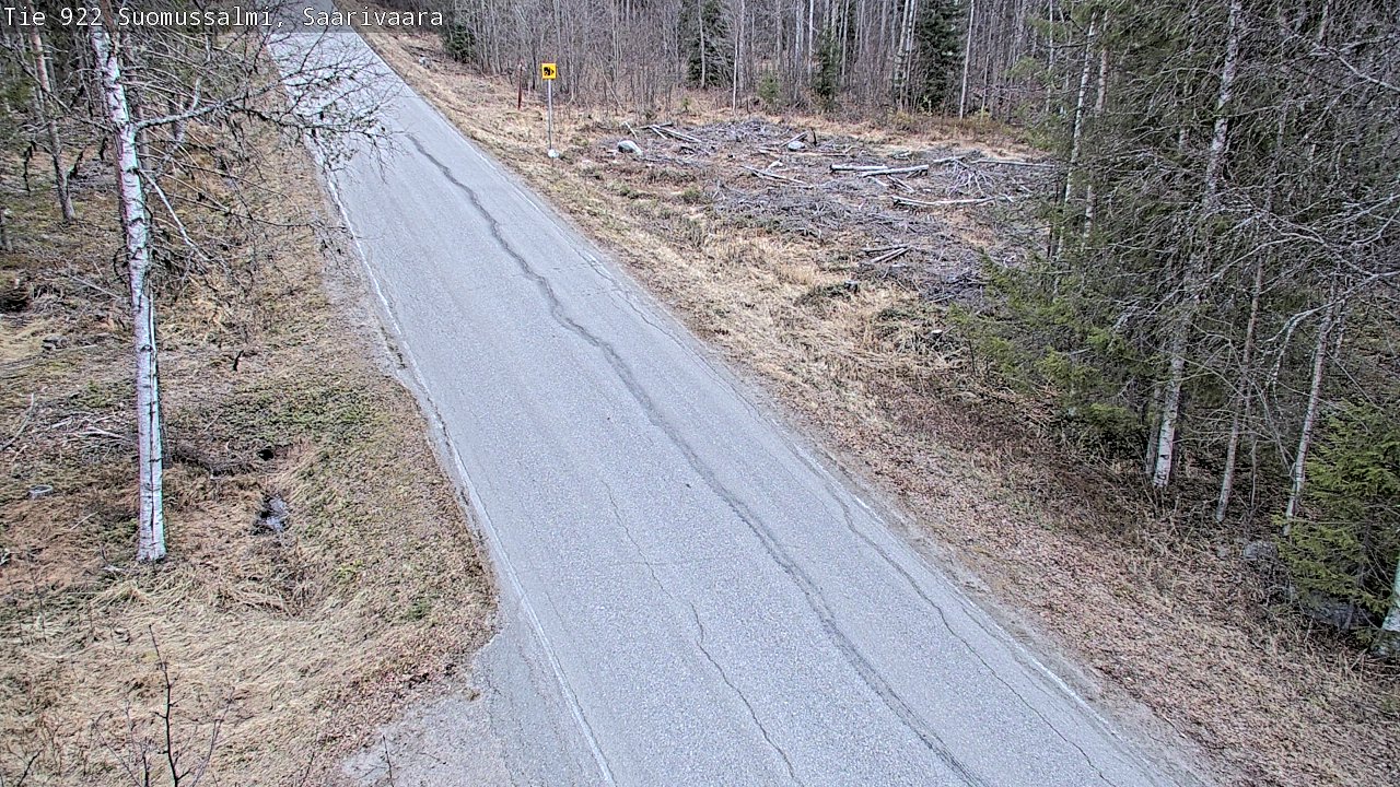 Kelikamerat Kuva Tie 843 Suomussalmi, Saarivaara, Suomussalmi, Kainuu