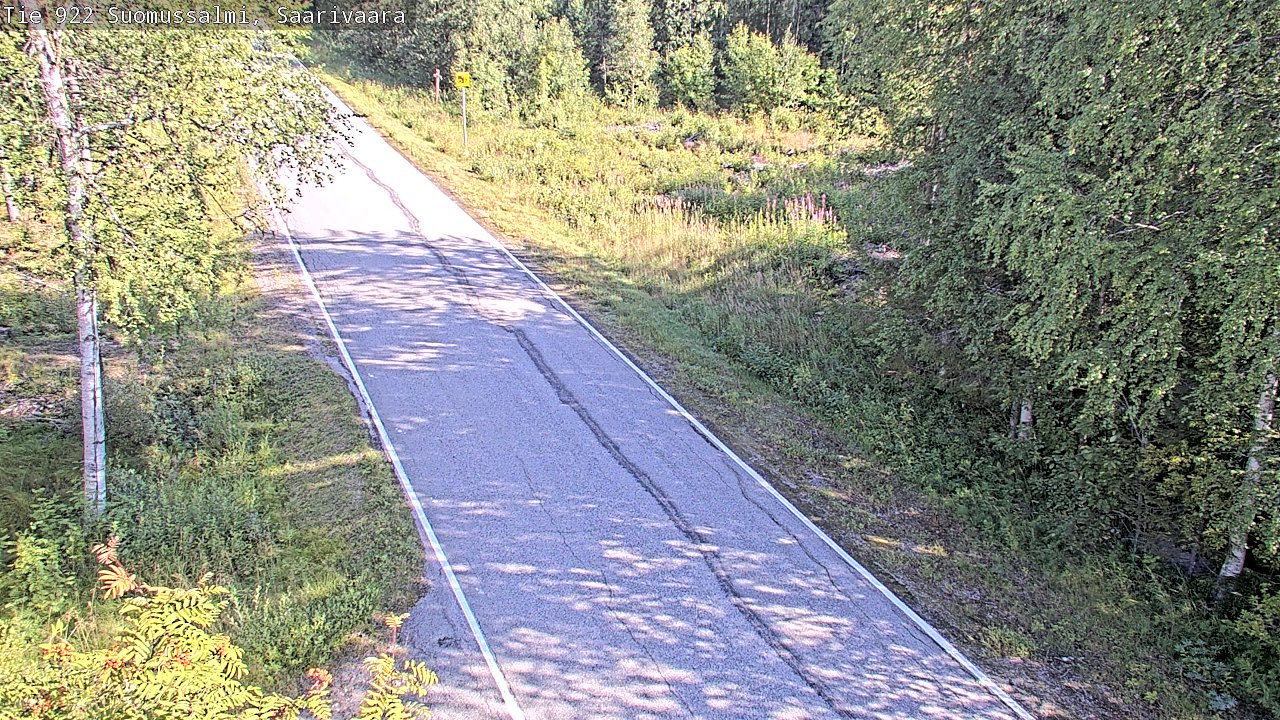 Weather Camera Image Road 950 843 Suomussalmi, Saarivaara, Suomussalmi, Kainuu
