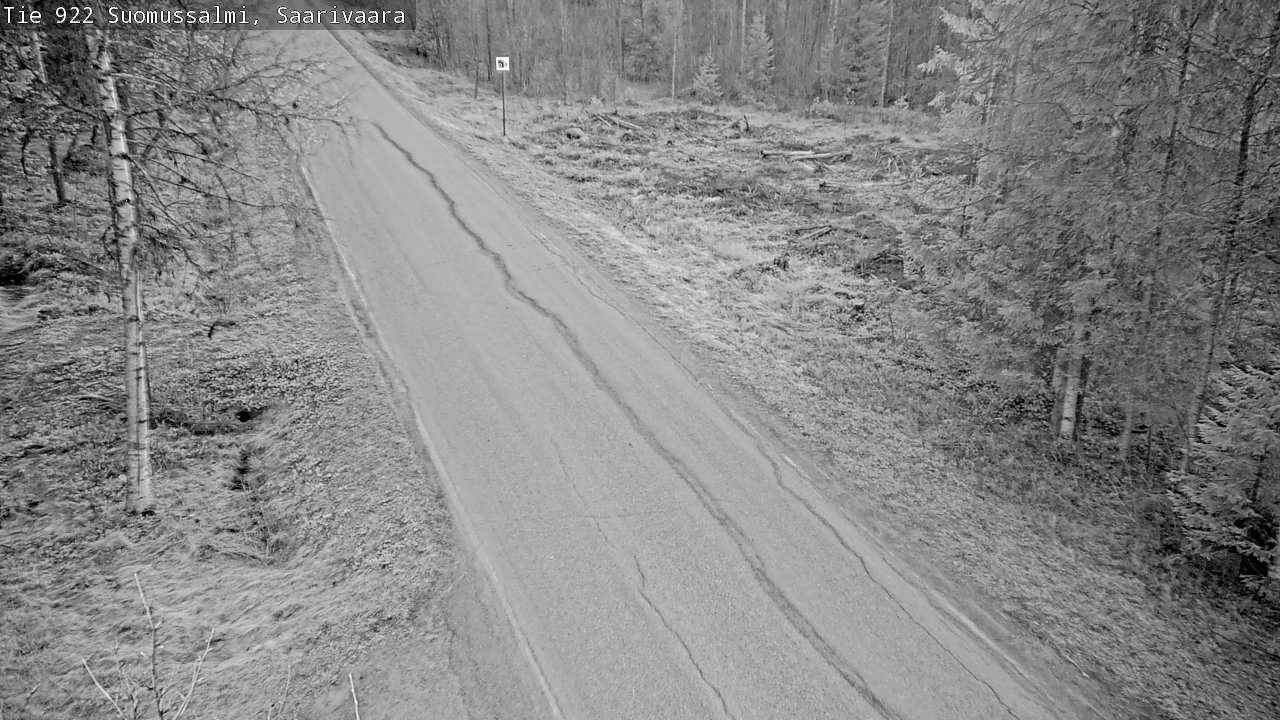 Weather Camera Image Road 950 843 Suomussalmi, Saarivaara, Suomussalmi, Kainuu
