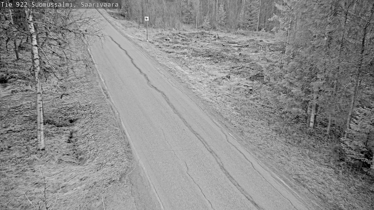 Weather Camera Image Road 950 843 Suomussalmi, Saarivaara, Suomussalmi, Kainuu