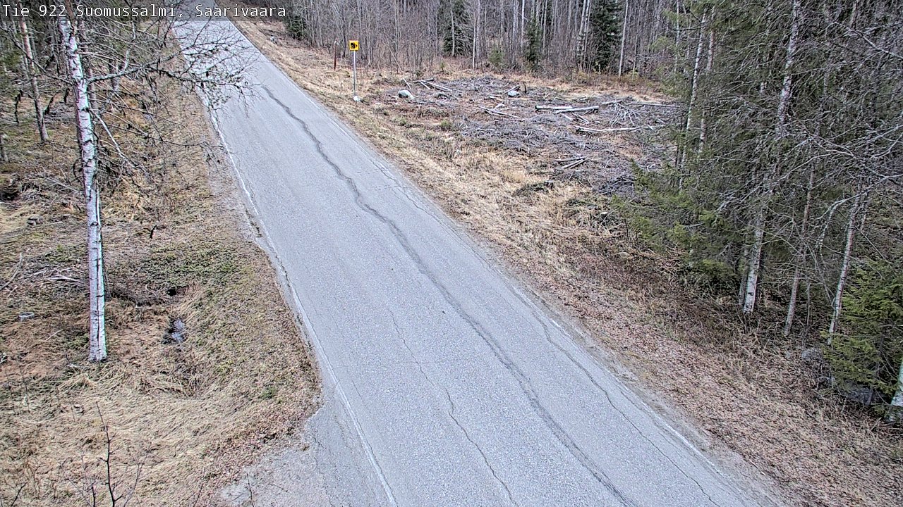 Kelikamerat Kuva Tie 843 Suomussalmi, Saarivaara, Suomussalmi, Kainuu