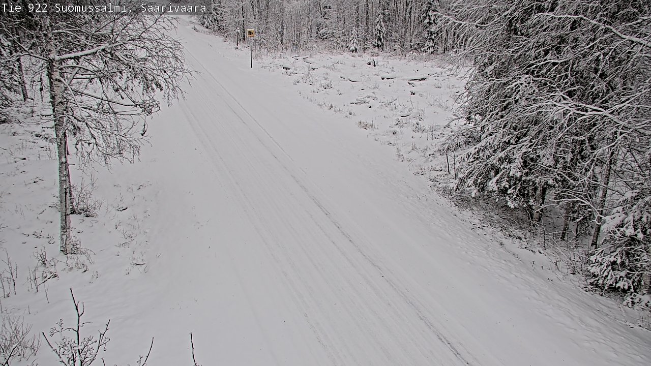 Weather Camera Image Road 950 843 Suomussalmi, Saarivaara, Suomussalmi, Kainuu
