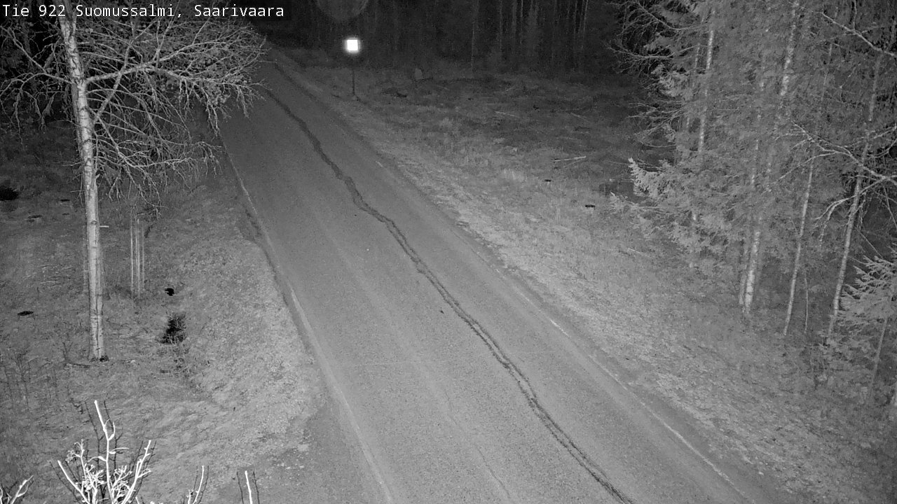 Weather Camera Image Road 950 843 Suomussalmi, Saarivaara, Suomussalmi, Kainuu